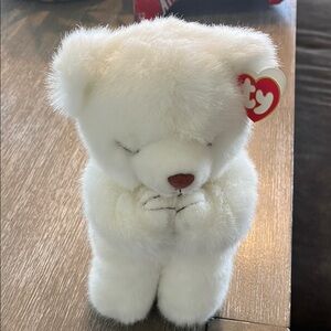 TY Beanie Babies White Bear